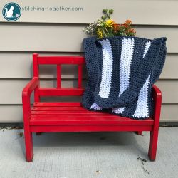 Navy Stripes Bag