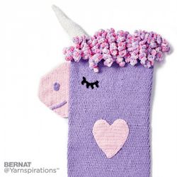 Crochet Unicorn Snuggle Sack