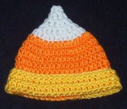 Newborn Candy Corn, Witch, and Ghost Hats