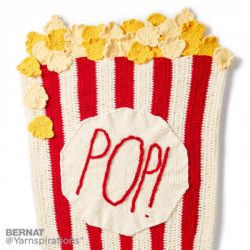 Pop! Pop! Popcorn Crochet Snuggle Sack