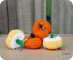 Stuffed Pumpkins Earrings