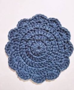 Flower Crochet Coaster