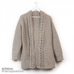 Slouchy Crochet Cardigan