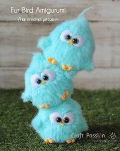 Fur Bird Amigurumi