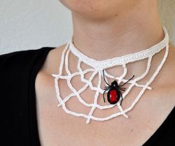 Spider Web Necklace