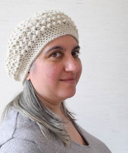 Mock Bobbles Beret