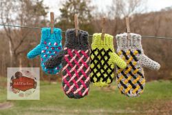 Mosaic Lattice Mittens