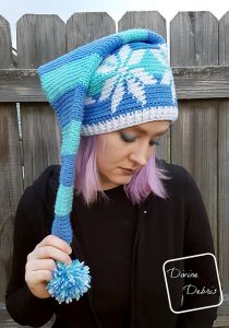 Snowflake Stocking Hat