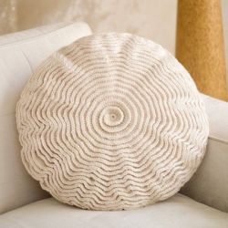 Ruffle Rose Pillow