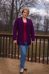 Quick Purple Cardigan