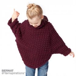 Kids Curvy Cowl Pullover