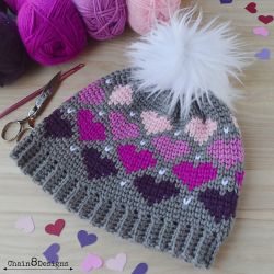 Twitterpated Heart Beanie