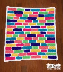 Southern Candy Bricks Blanket