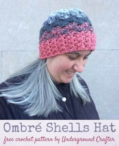 Ombré Shells Hat