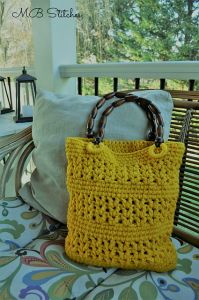 Crochet Patterns Galore - Sunny Yellow Tote