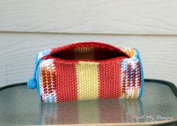 Tangerine Punch Zipped Pouch