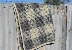 Neutrally Gingham Baby Blanket