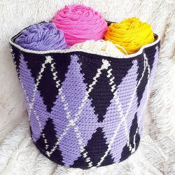 Big Argyle Basket