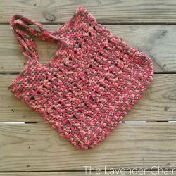 Crossed Bobble Tote