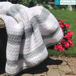 Crochet Mixed Cluster Blanket