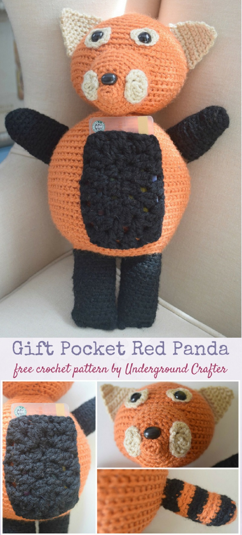 Crochet Patterns Galore - Gift Red