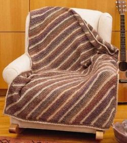 Diagonal Crochet Afghan