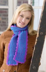 Scalloped Edge Scarf