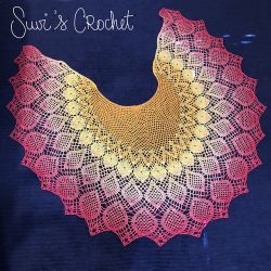 Peacock Petals Shawl