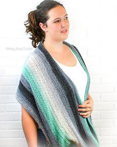 Herringbone Infinity Shawl