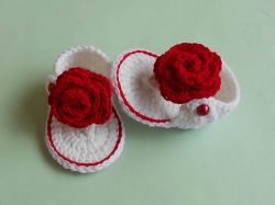 Baby Flip Flops Rose Sandals