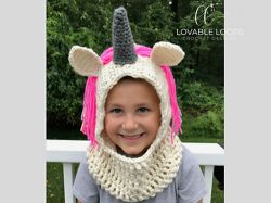 Unicorn Hooded Cowl