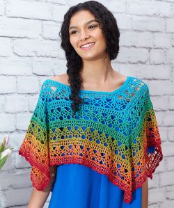 Fire and Ice Poncho