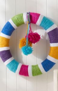 Rainbow of Colors Wreath