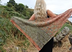 Space Fade Shawl