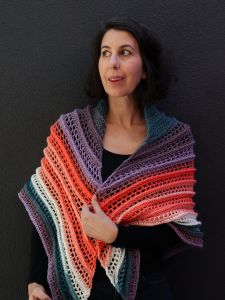 Sunset Peaks Shawl