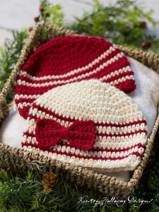 Cranberries and Cream Baby Hat