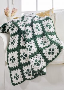 Fields of Clover Afghan