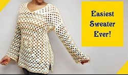 Granny Square Sweater