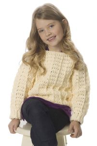 Child's Retro  Ribbed  Pullover