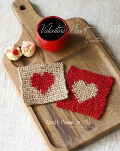 Valentine Heart Coasters