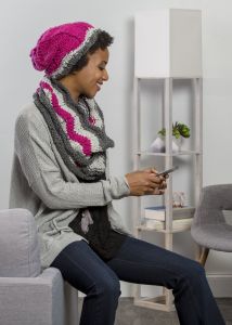 Stripe Hat and Cowl