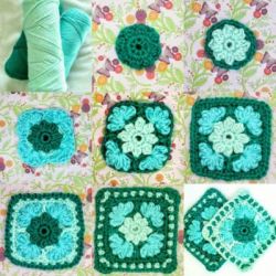 Ice Flower Granny Square