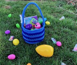 Easy Crochet Easter Basket