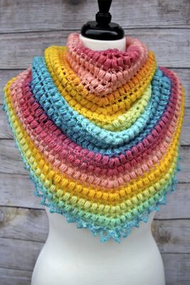 Spring Me Forward Triangle Scarf