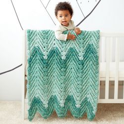 Ridged Baby Blanket