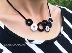 Beaded Ring Necklace