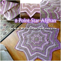 8 point Star Afghan