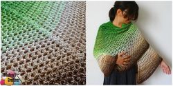 Emerald Isle Butterfly Shawl