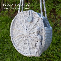 Lunaria Round Bag