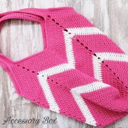 Chevron Crochet Handbag